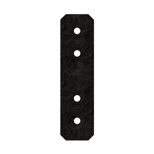Simpson Strong-Tie APVST412 Outdoor Accents® Avant Collection™ 3 in. x 11-1/4 in. ZMAX®, Black Powder-Coated Strap for 4x (Pack of 1600)