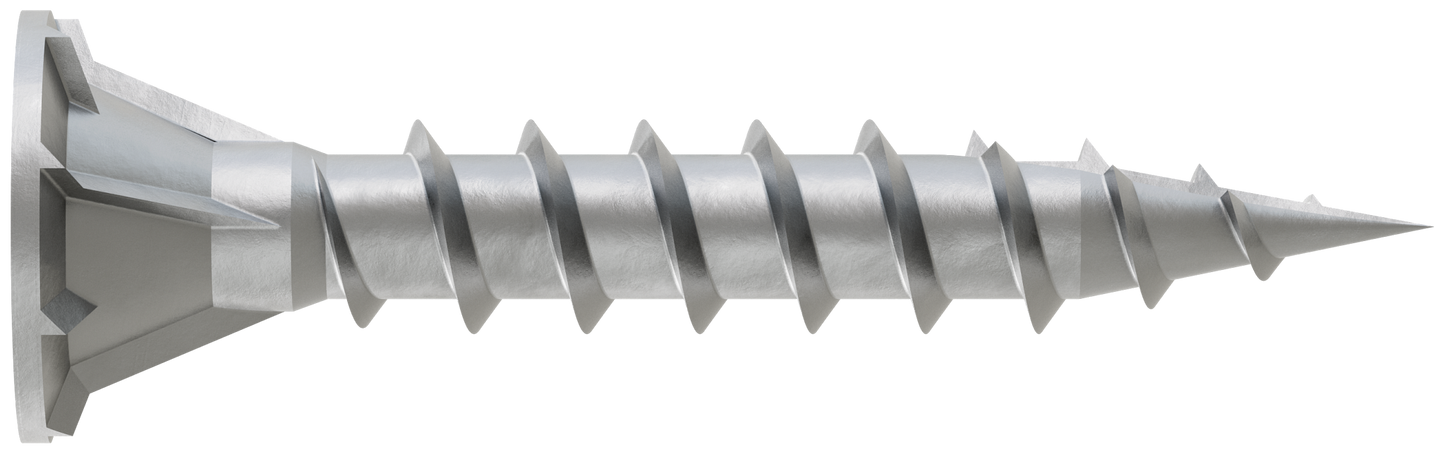 Simpson Strong-Tie CB3BLG114S CB3BLG Fiber-Cement Board Screw (Collated) — #10 x 1-1/4 in. #3 SQU (1500-Qty)