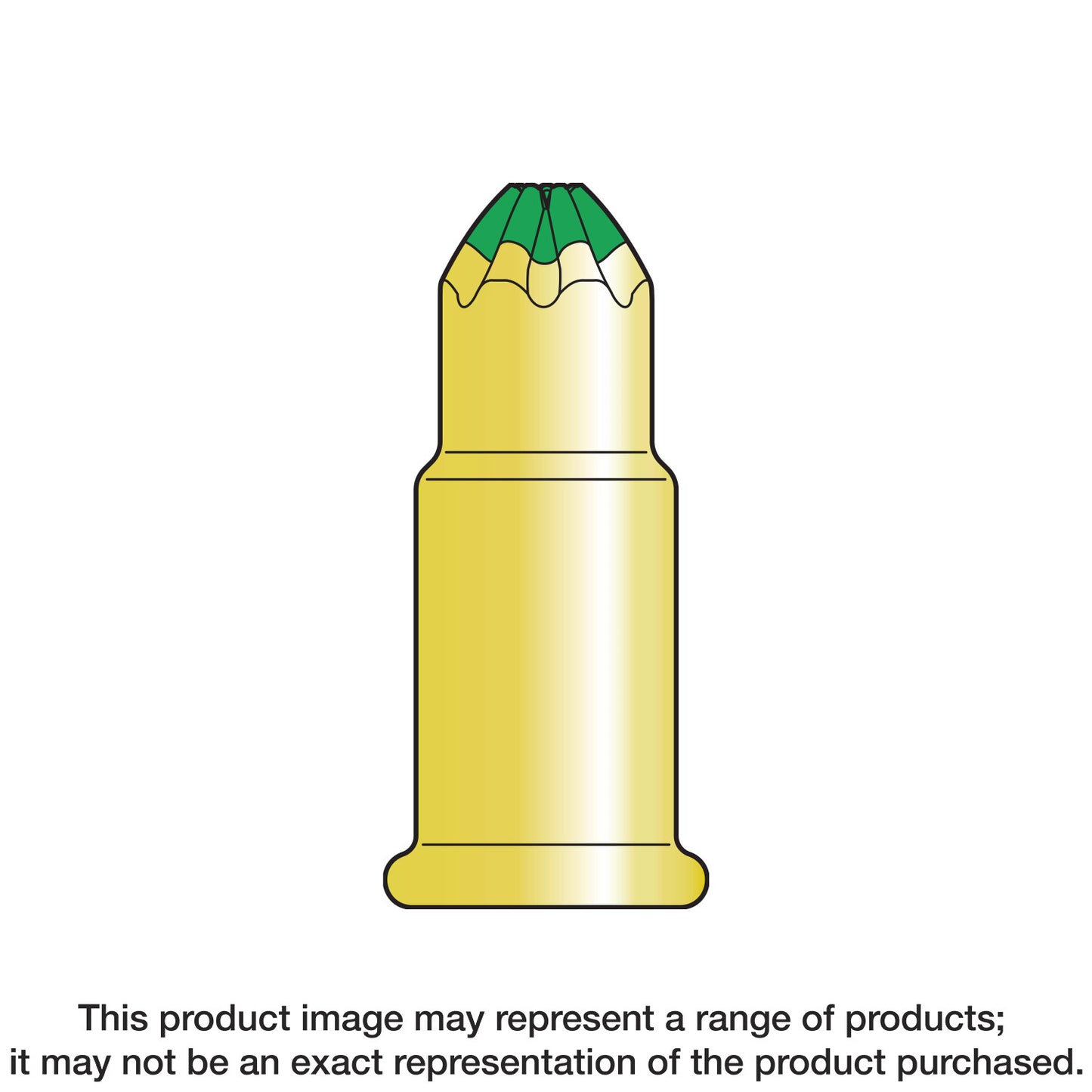 Simpson Strong-Tie P22AC3A P22AC 0.22-Caliber “A” Single-Shot Crimp Loads, LVL 3, Green - Imported (100-Qty) (Pack of 100)