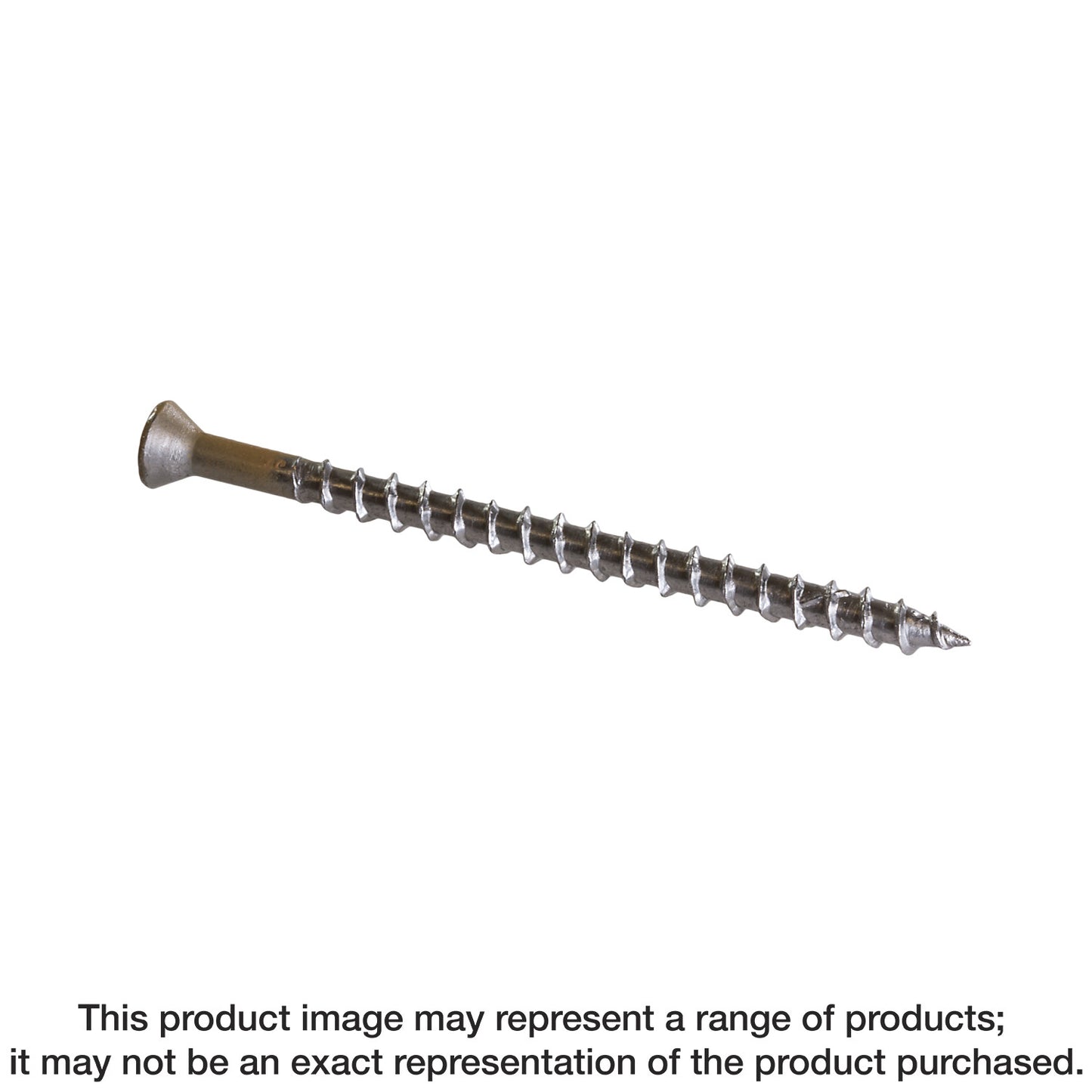 Simpson Strong-Tie DTH212S305GR03 Trim-Head Screw — Sharp Point (Collated) — #7 x 2-1/2 in. #2 Square Type 305 Gray 03 (1000-Qty) (Pack of 100)