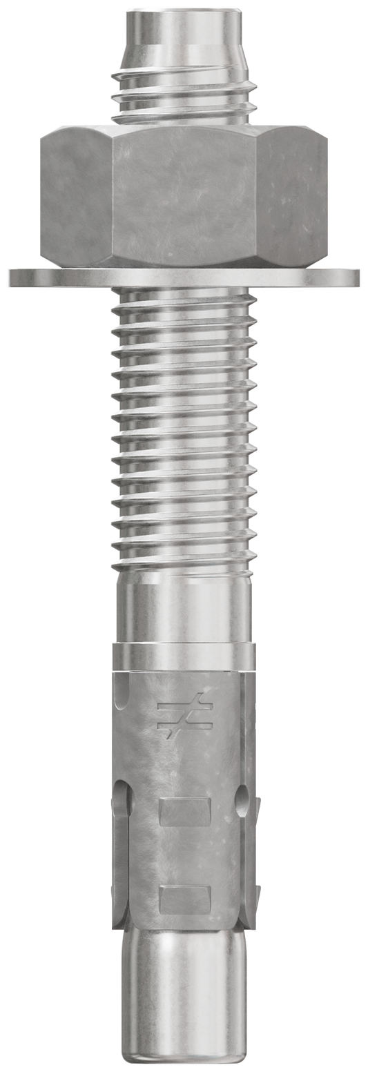 Simpson Strong-Tie STB2-62412S6F20 Strong-Bolt® 2 — 5/8 in. x 4-1/2 in. Type 316 Stainless-Steel Wedge Anchor, Fully Assembled (20-Qty) (Pack of 2)