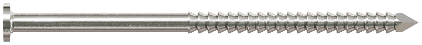 Simpson Strong-Tie T5KR51 Premium Siding Nail — 1-3/4-in. x 5/32-in. Head Dia., Type 316 Stainless Steel (1 lb.) (Pack of 10)