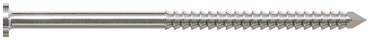 Simpson Strong-Tie T5KR51 Premium Siding Nail — 1-3/4-in. x 5/32-in. Head Dia., Type 316 Stainless Steel (1 lb.) (Pack of 10)