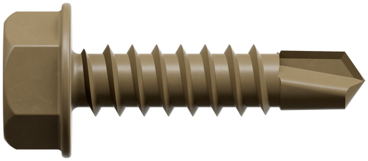 Simpson Strong-Tie XEQ34B1016C Strong-Drive® XE EXTERIOR STRUCTURAL METAL Screw — #10 x 3/4 in. 5/16 Hex (100-Qty) (Pack of 10)