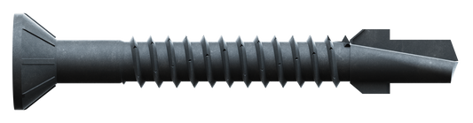 Simpson Strong-Tie TBP1245S Strong-Drive® TB WOOD-TO-STEEL Screw (Collated) — #12 x 1-3/4 in. Black Phos. (1000-Qty) (Pack of 100)