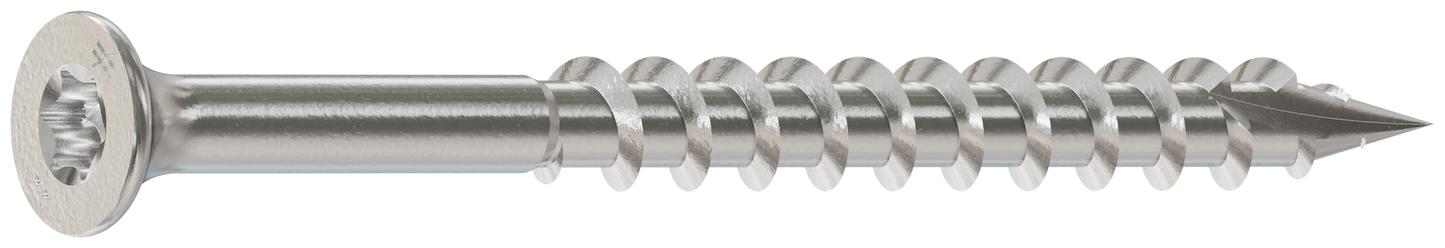 Simpson Strong-Tie S10250DT1 Bugle-Head Wood Screw, 6-Lobe Drive — #10 x 2-1/2-in. T25, Type 305 (1 lb.)