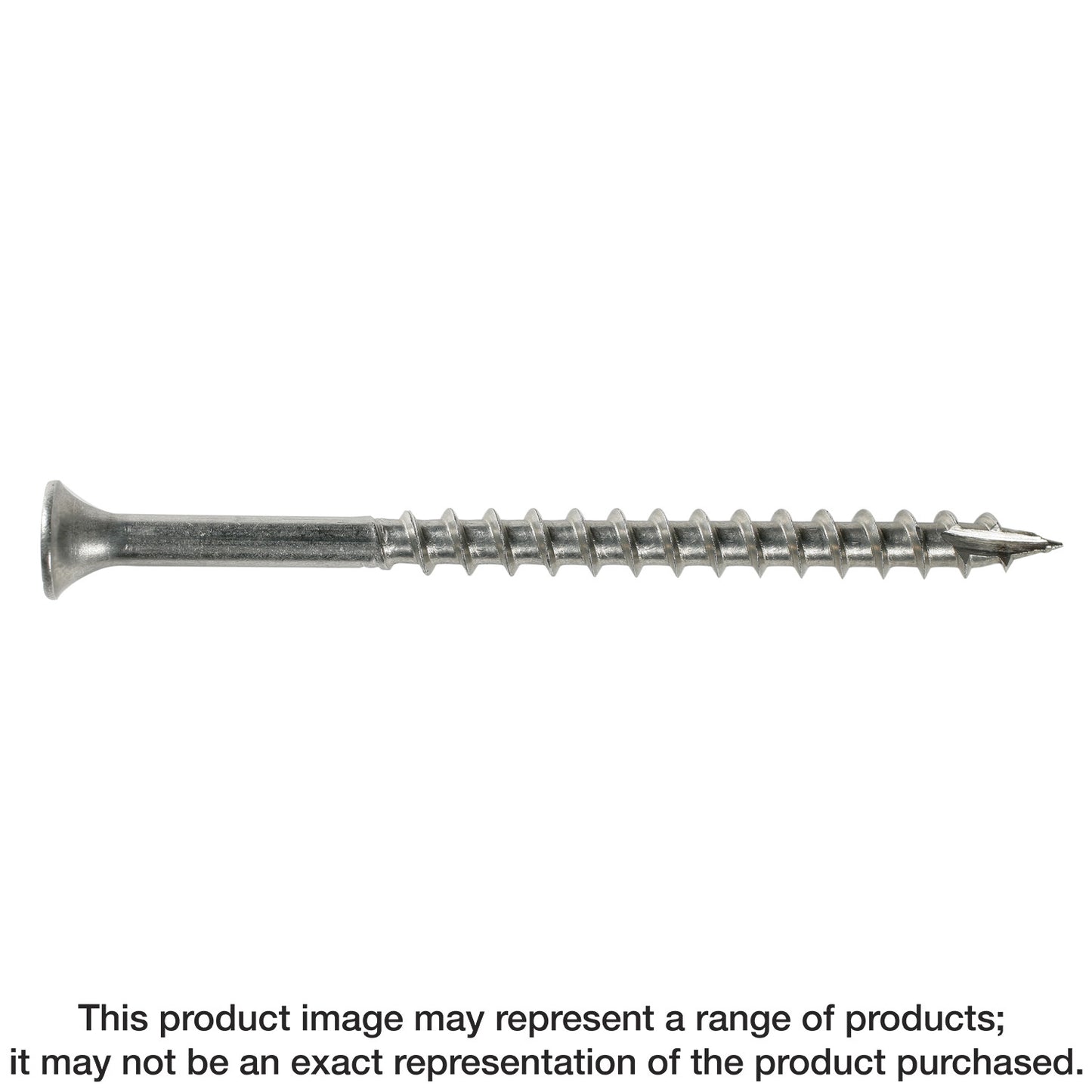 Simpson Strong-Tie T08162DBB Bugle-Head Wood Screw, Square Drive — #8 x 1-5/8 in. #2 Square, Type 316 (4000-Qty)