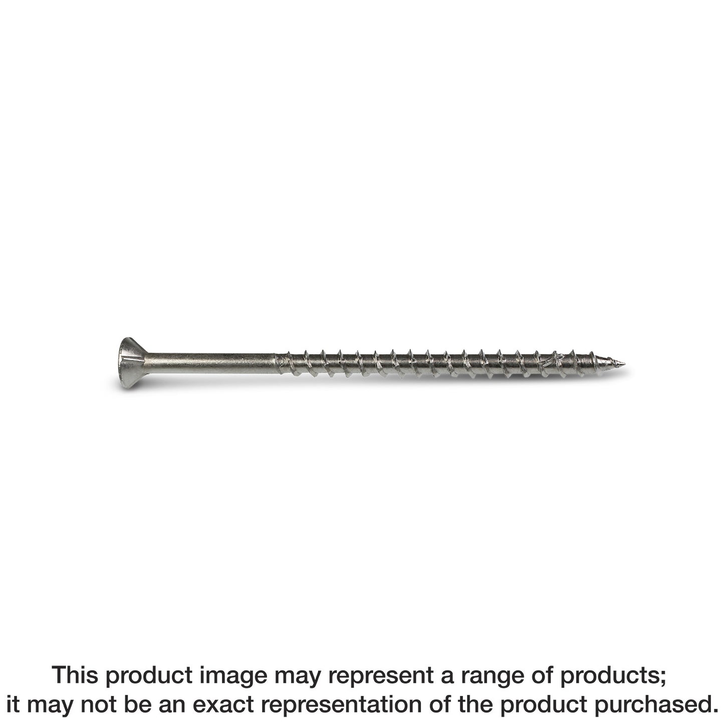 Simpson Strong-Tie T12350WPB Strong-Drive® DWP WOOD SS Screw — #12 x 3-1/2 in. T-27, Flat Head, Type 316 (1000-Qty)