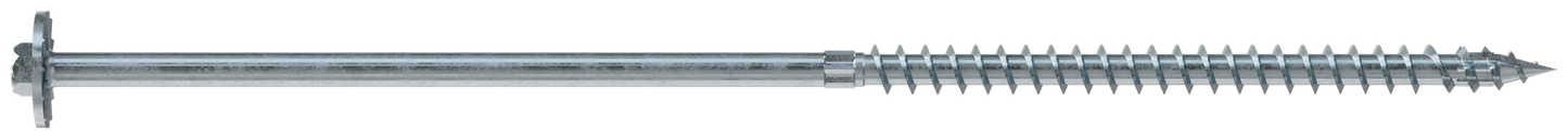 Simpson Strong-Tie SDWH271400G-P8 Strong-Drive® SDWH™ TIMBER-HEX HDG Screw — 0.276 in. x 14 in. 3/8 Hex (8-Qty)