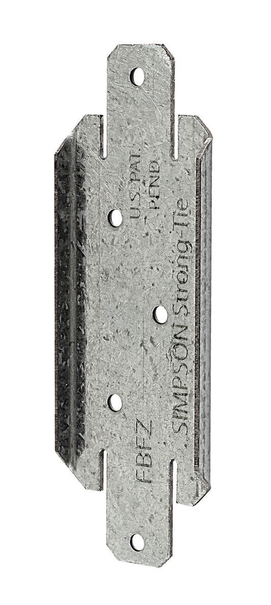 Simpson Strong-Tie FBFZ FBFZ™ ZMAX® Galvanized Flat Rail Fence Bracket for 2x4 (Pack of 12000)