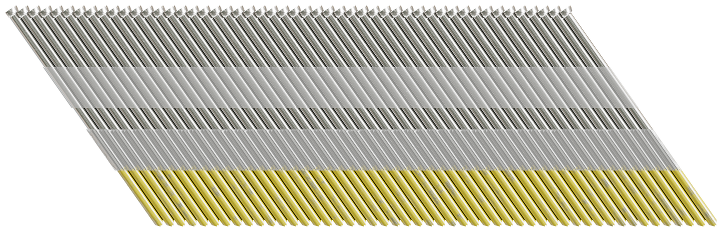 Simpson Strong-Tie S15N200SFB Tape Collation, DA-Style Angle, 15-Gauge Finishing Nail — 2 in. Type 304 (500-Qty)