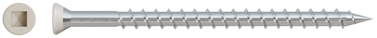 Simpson Strong-Tie DTH212S305TN Trim-Head Screw — Sharp Point (Collated) — #7 x 3-1/2 in. #2 Square Type 305 Tan (1000-Qty) (Pack of 100)