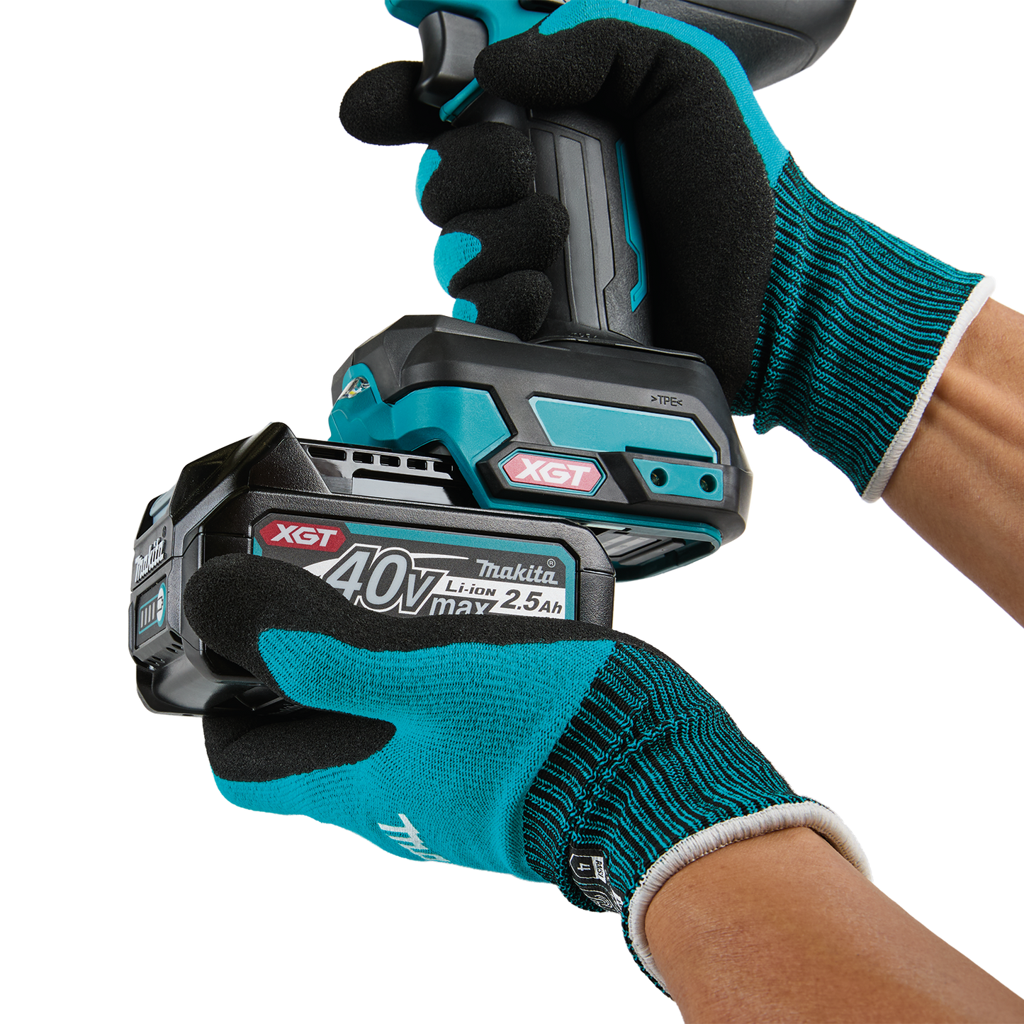 Makita GWT03D 40V max XGT® Brushless Cordless 4-Speed High-Torque 1/2" Sq. Drive Impact Wrench Kit w/ Detent Anvil (2.5Ah)