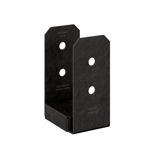 Simpson Strong-Tie APVB44R Outdoor Accents® Avant Collection™ ZMAX®, Black Powder-Coated Post Base for 4x4 Rough (Pack of 384)