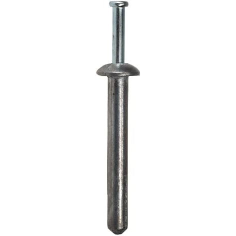 DEWALT 02870-PWR Powers Fastening Innovations 1/4-Inch by 1-1/2-Inch Mushroom Head Zamac Nailing with Stainless Steel Nail , 100 Per Box