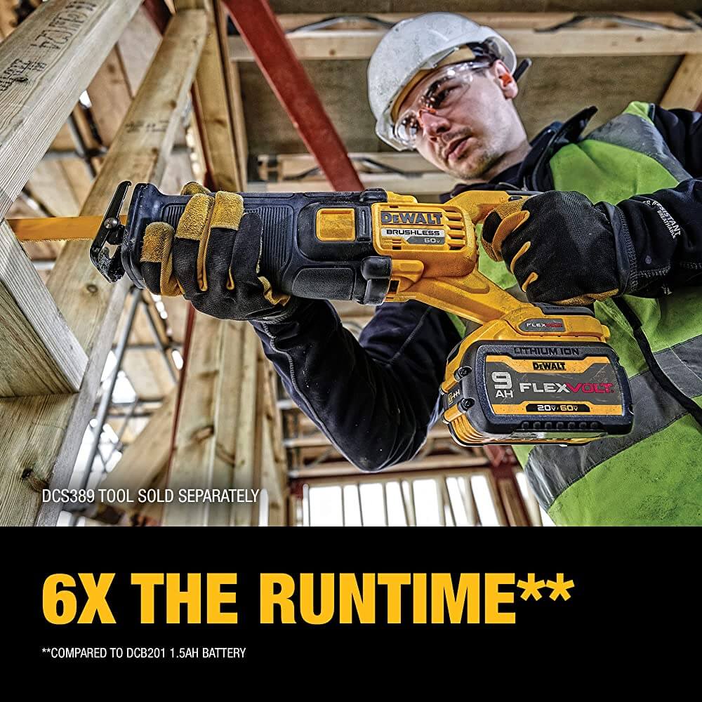 DEWALT DCB609 20V/60V MAX* FLEXVOLT 9.0Ah Battery