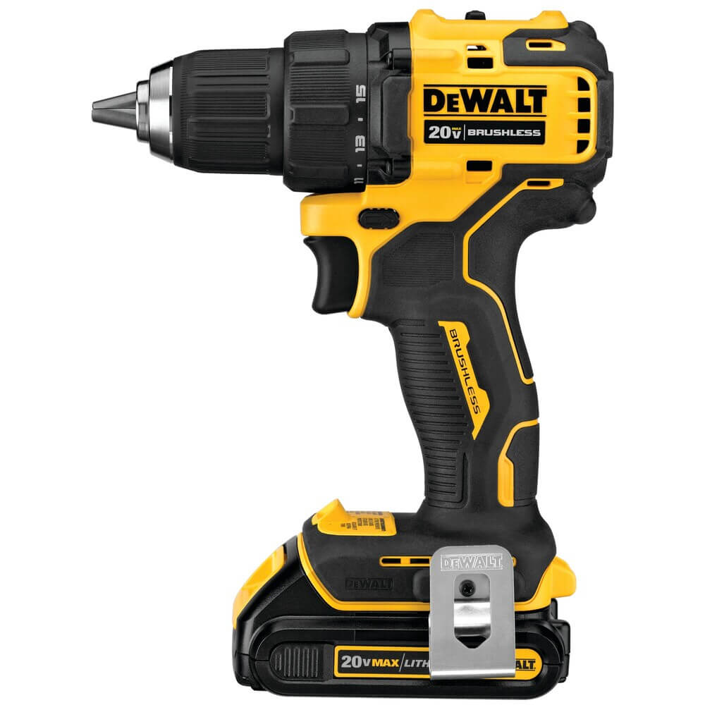 DEWALT DCD708C2 ATOMIC 20V MAX* Brushless Compact 1/2 in. Drill/Driver Kit