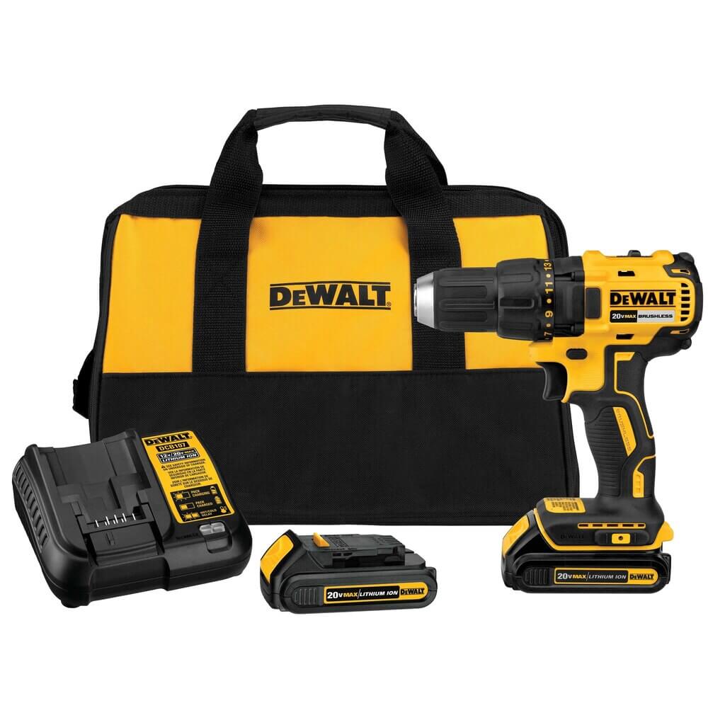 DEWALT DCD777C2 20V MAX* Compact Brushless Drill/Driver