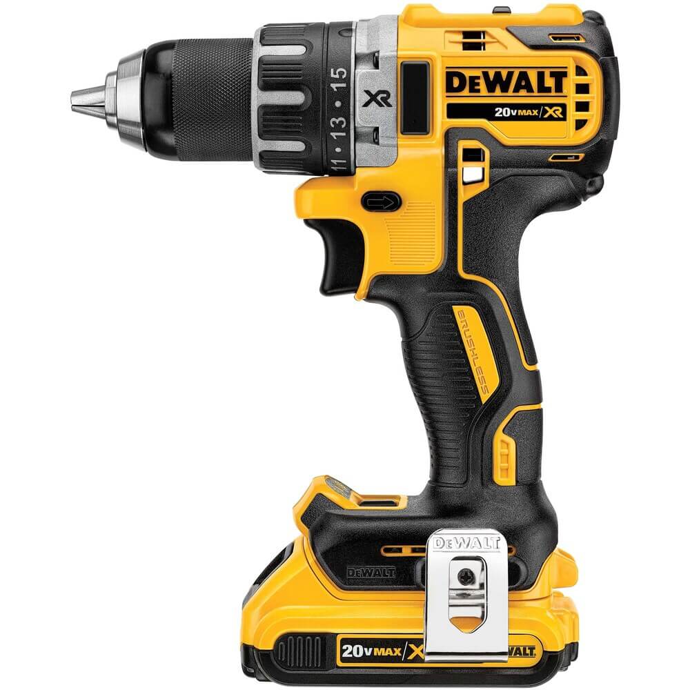 DEWALT DCD791D2 20V MAX* XR® Li-Ion Brushless Compact Drill / Driver Kit