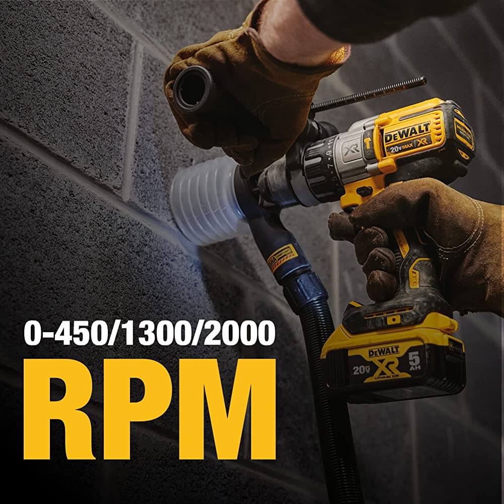 DEWALT DCD996B 20V MAX* XR® Brushless Cordless 3-Speed 1/2 in Hammer Drill/Driver (Tool Only)