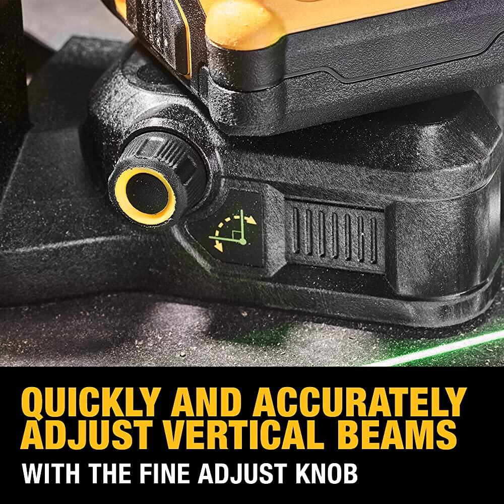 DEWALT DCLE34030G 20V MAX* XR® 3 x 360 Green Laser