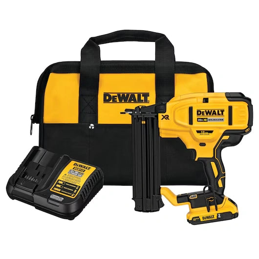 DEWALT DCN680D1 20V MAX* XR® 18 GA Cordless Brad Nailer Kit
