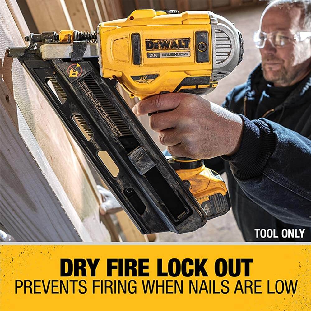 DEWALT DCN692B 20V MAX* Cordless 30° Paper Collated Framing Nailer