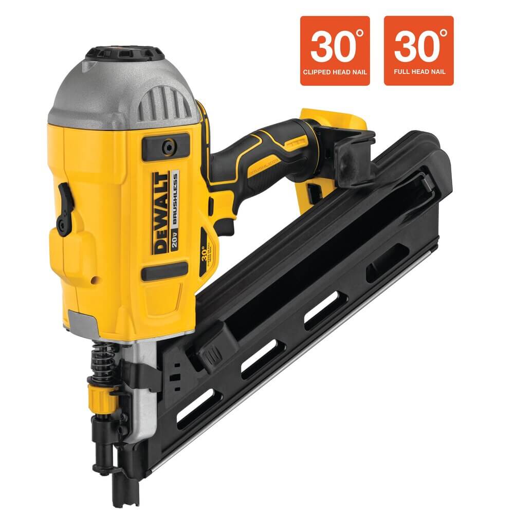 DEWALT DCN692B 20V MAX* Cordless 30° Paper Collated Framing Nailer