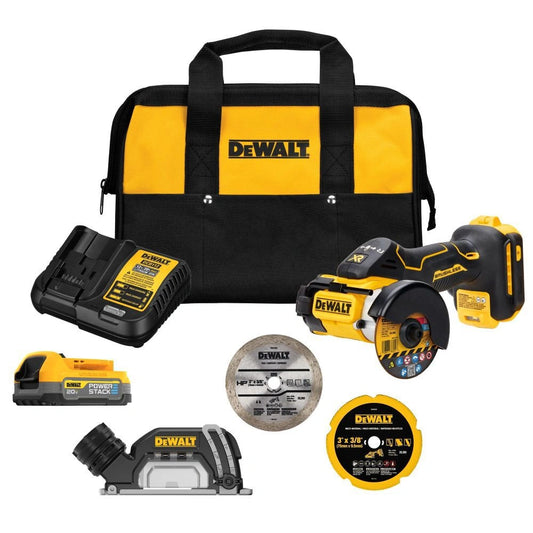 DEWALT DCS438E1 XR® 20V MAX* Brushless Cordless 3 in. Cut-Off Tool Kit