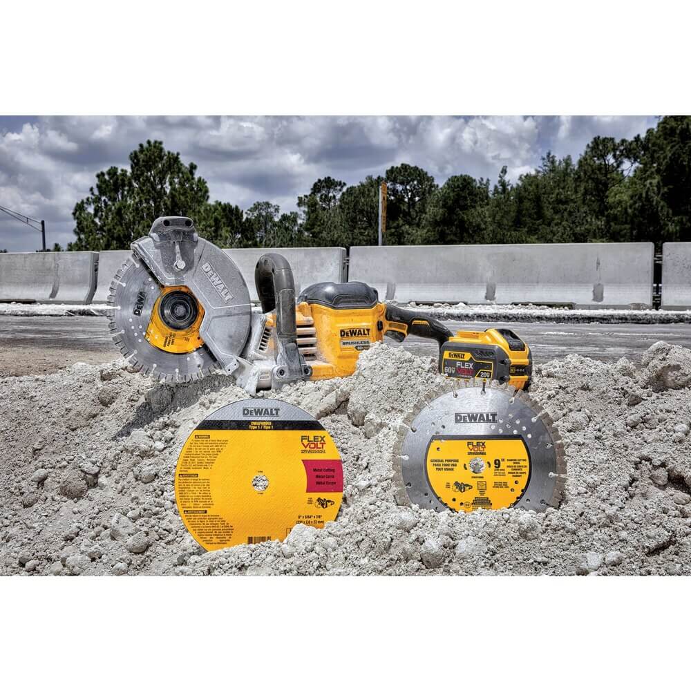 DEWALT DCS690X2 FLEXVOLT® 60V MAX* CORDLESS BRUSHLESS 9 IN. CUT-OFF SAW KIT