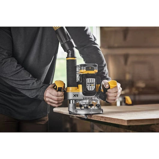 DEWALT DCW620B 20V MAX* XR® Brushless Cordless 2-1/4 Peak HP Plunge Router (Tool Only)
