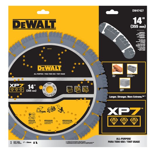 DEWALT DW47427 XP7 All-Purpose Segmented Diamond Blades
