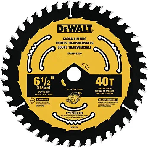 DEWALT DWA161240 6-1/2" Circular Saw Blades