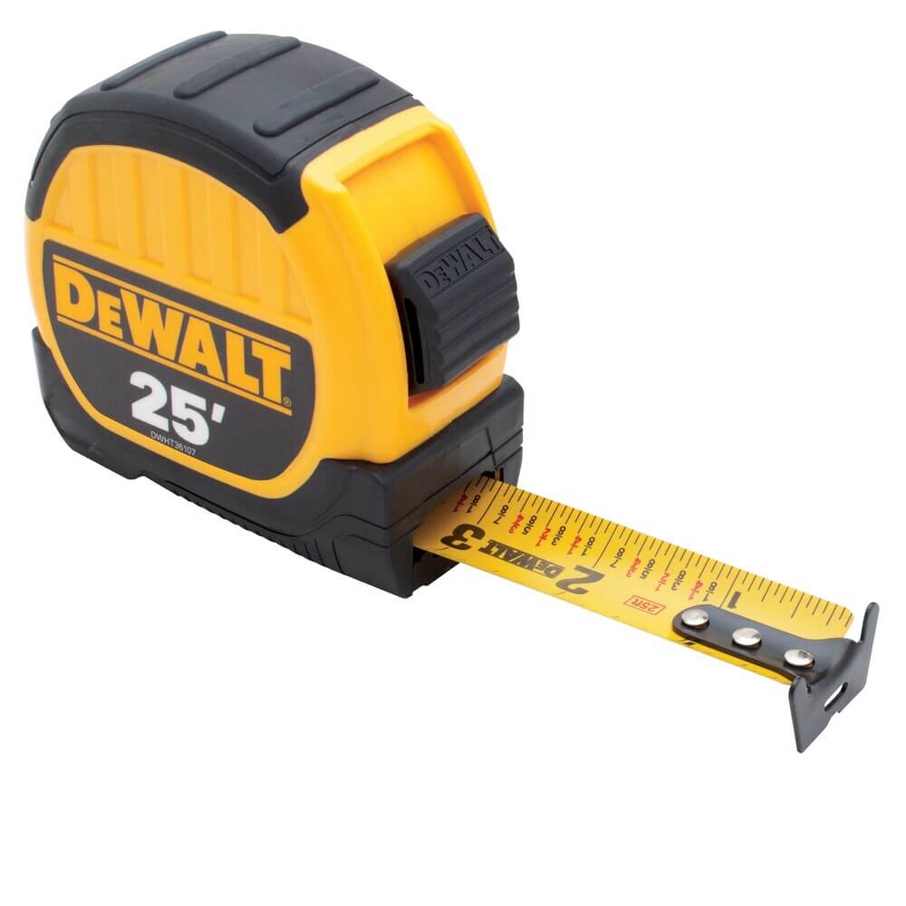 DEWALT DWHT36107S 25 ft Tape Measure 1 1/8 in Blade