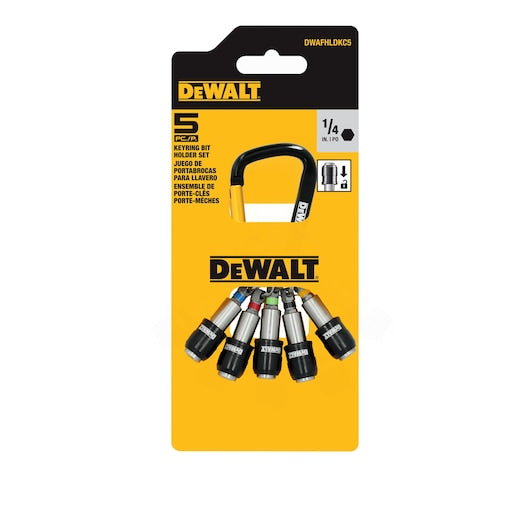 DEWALT DWAFHLDKC5 Keyring Bit Holder Set
