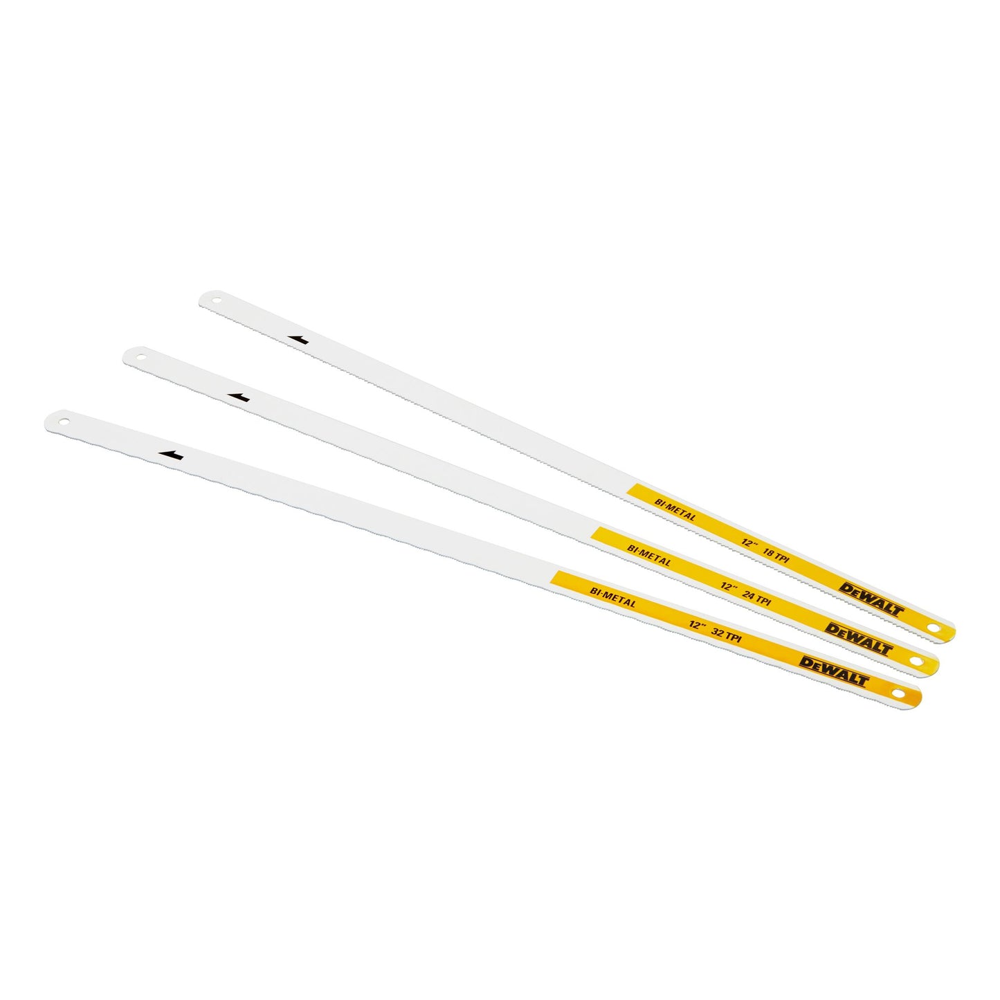 DeWalt DWHT20555 10" BIMTL Hacksaw Blade 18 3 Pack
