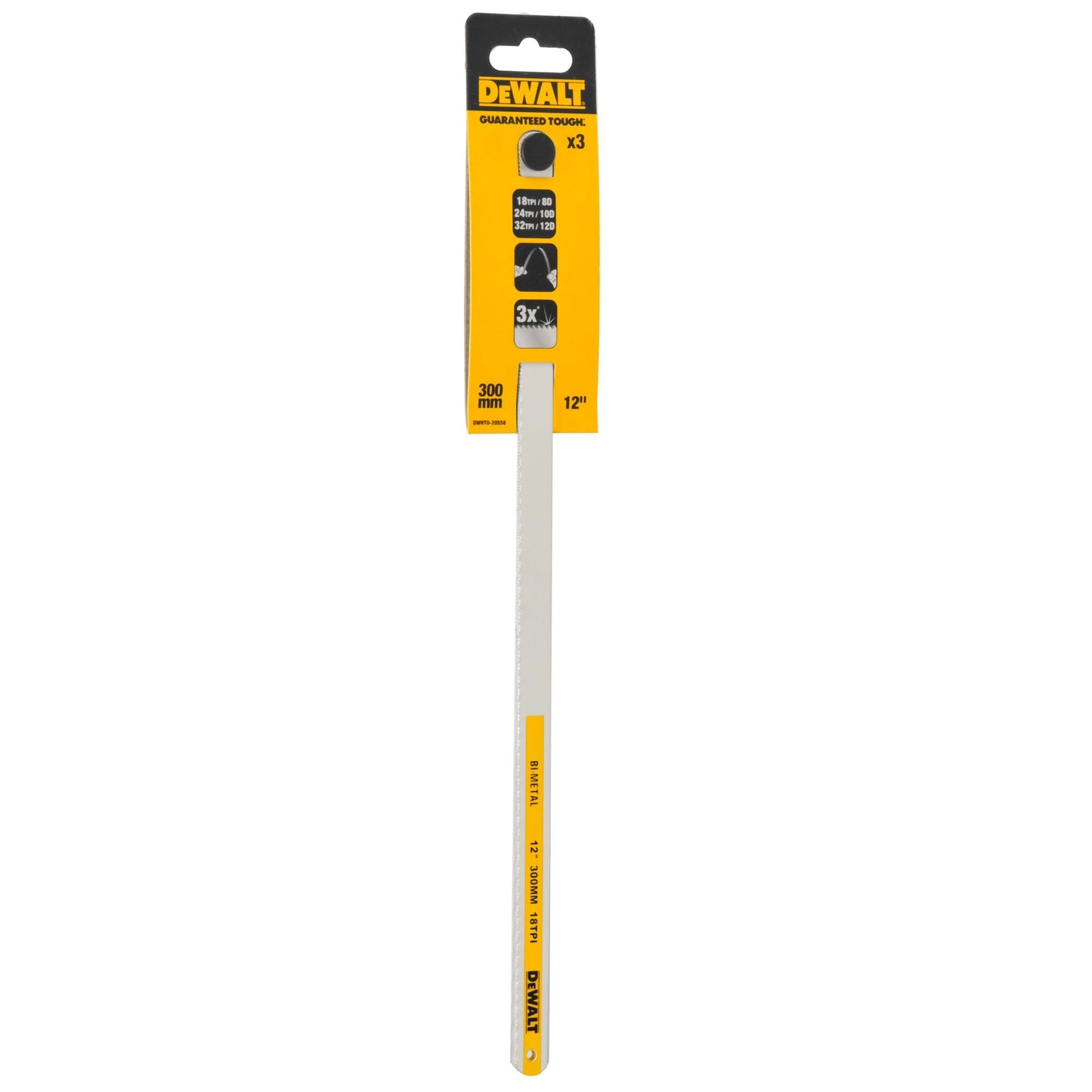 DeWalt DWHT20555 10" BIMTL Hacksaw Blade 18 3 Pack