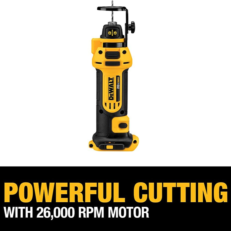 DEWALT 20V MAX* Drywall Cutting Tool, Cut-Out, Tool Only (DCS551B)