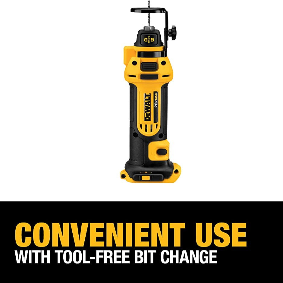 DEWALT 20V MAX* Drywall Cutting Tool, Cut-Out, Tool Only (DCS551B)