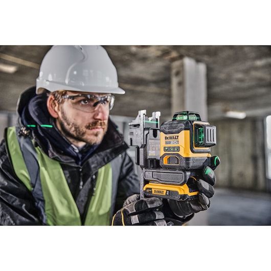DEWALT DCLE34031B 20V 3 X 360 Line Laser - Green (Tool Only)