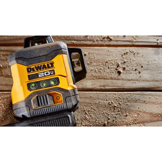 DEWALT DCLE34031B 20V 3 X 360 Line Laser - Green (Tool Only)