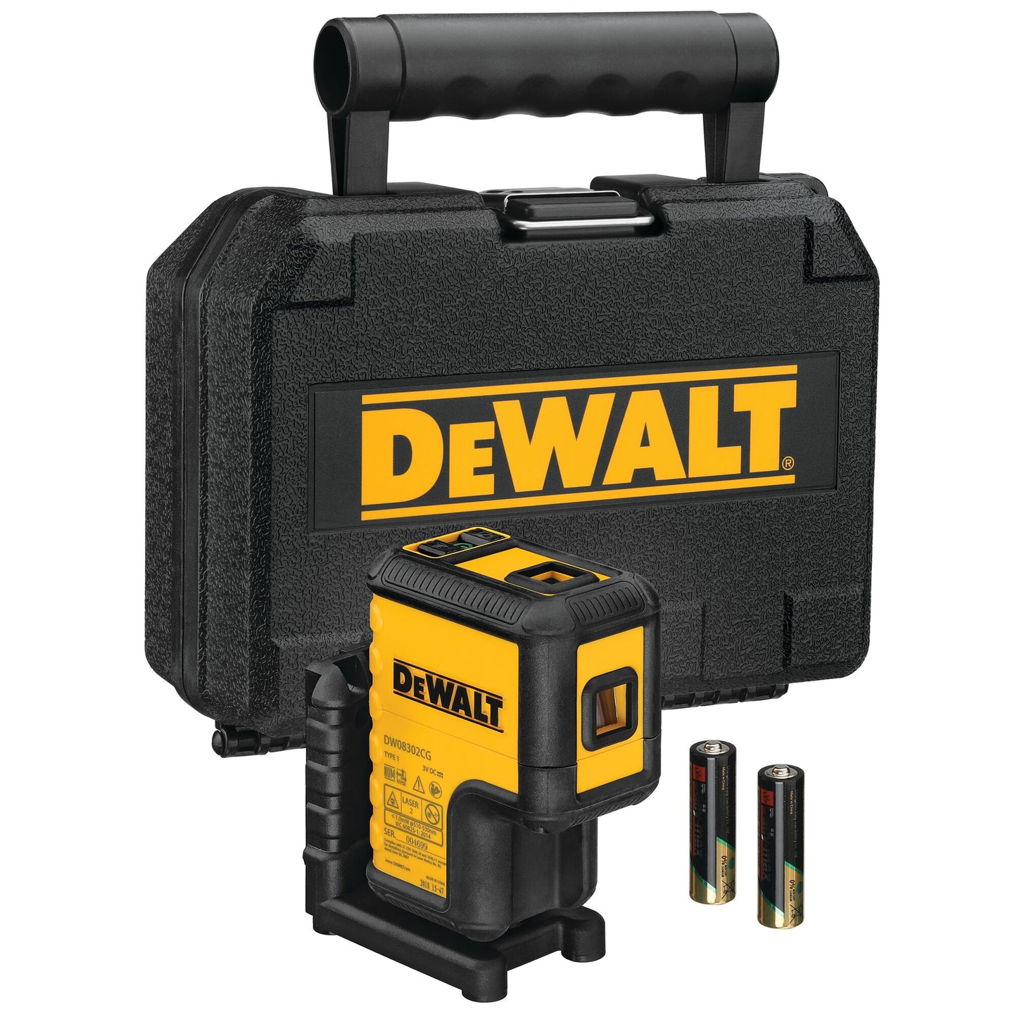 DeWalt DW08302 Green 3 Spot Laser Level Bare Tool
