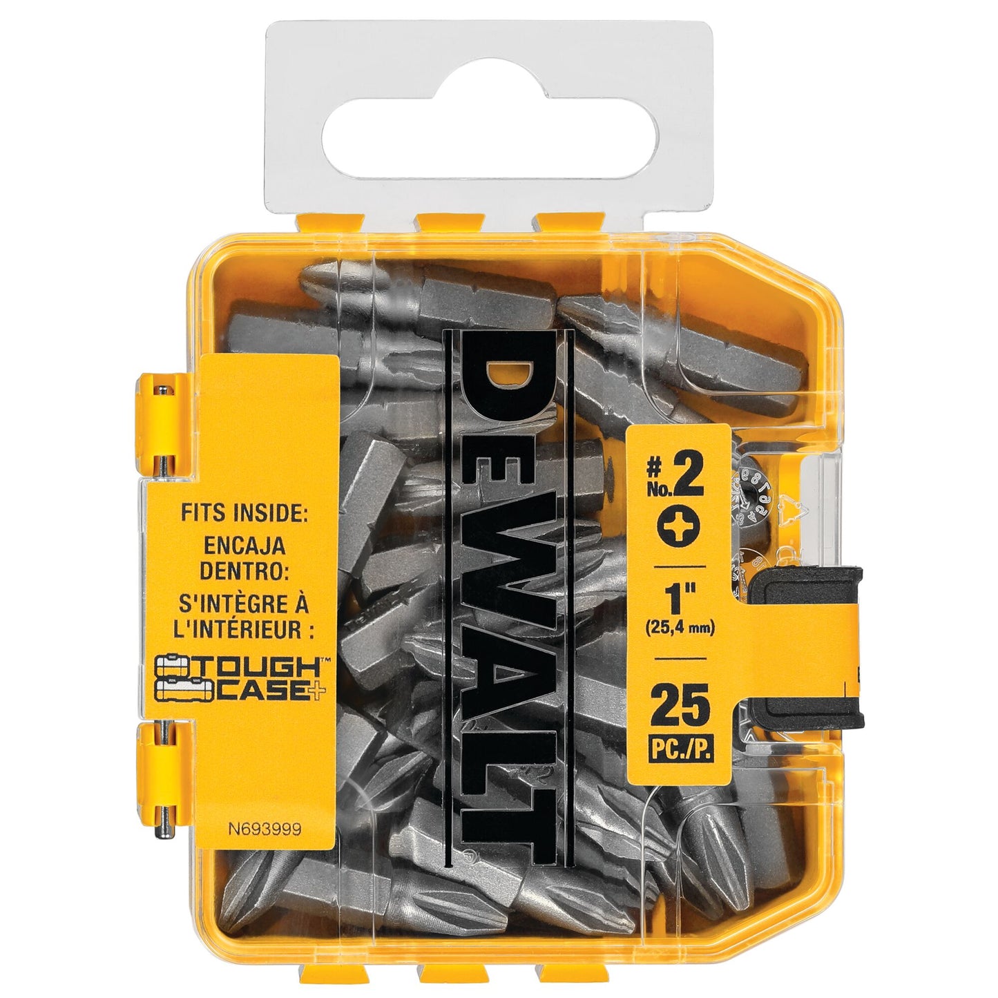 DeWalt DWAF2002B25 Screwdriver Set Phillips #2 1-Inch 25-Piece