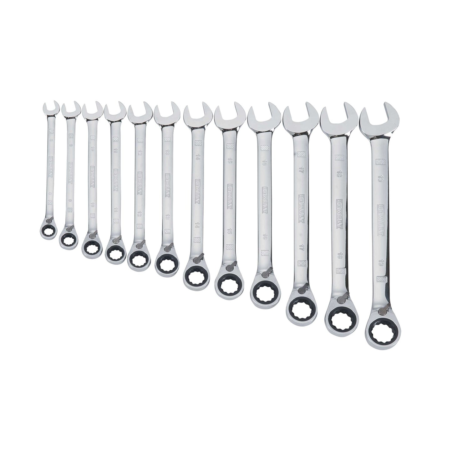 DeWalt DWMT19232 12 Piece Reversible Ratcheting Wrench Set