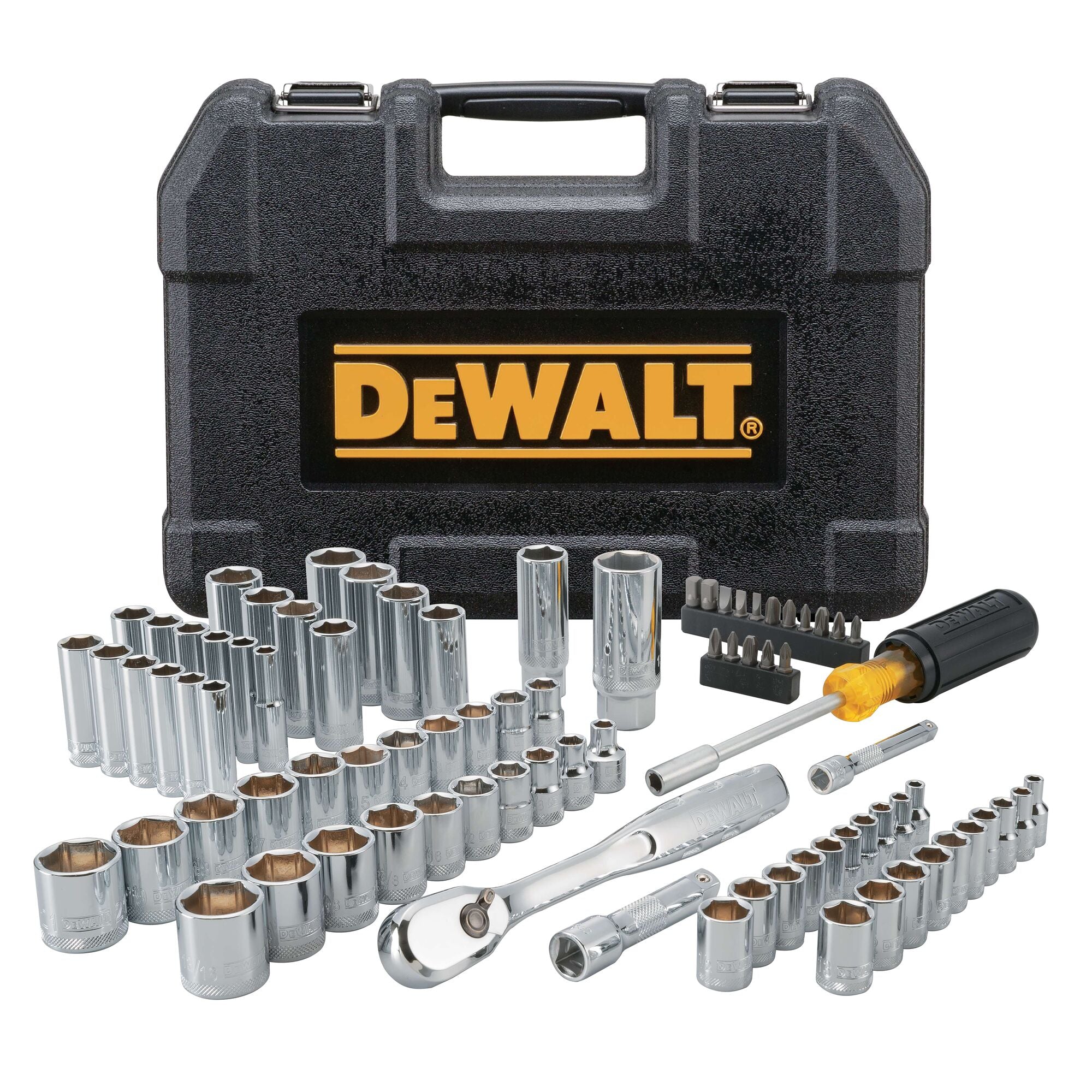 DeWalt DWMT81531 Mechanics Tool Set, 84-Piece