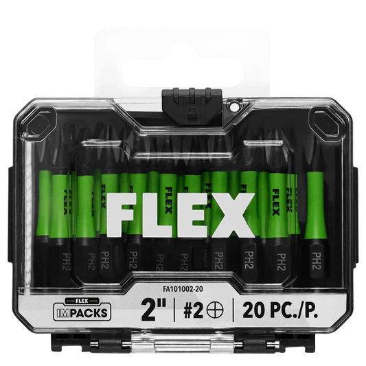 FLEX FA101002-20 2" PH2 Impact Driver Bit 20 Bulk