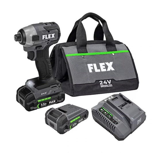FLEX FX1351-2A 24V Impact Driver Kit
