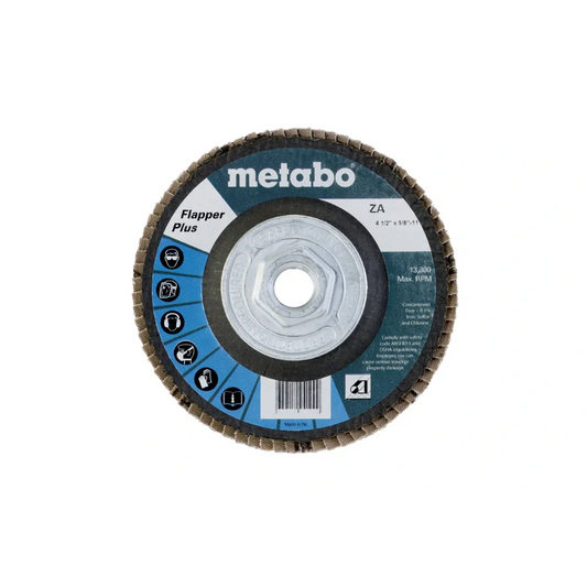 Metabo 629411000 4 1/2" FLAPPER PLUS 80 5/8-11 T29 FIBERGLASS