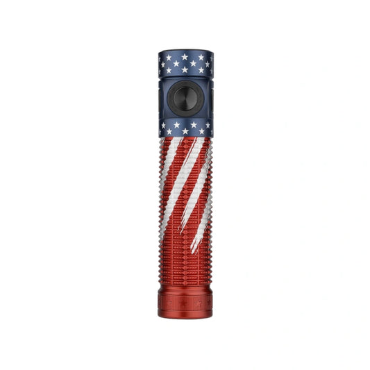 OLIGHT Baton 4 Pro Dual Switch High Lumen Compact EDC Flashlight - Stars & Stripes Edition