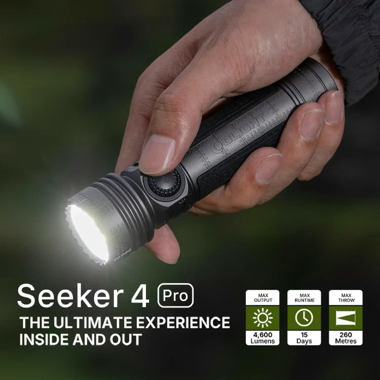 OLIGHT SEEKER4PROPS Seeker 4 Pro High Power Flashlight - Phantom Squadron CW(5700~7000K) (Copy)